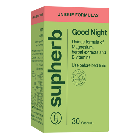 GOOD NIGHT Supherb Unique Formula for Treatment of Insomnia, Trouble falling asleep, Stress