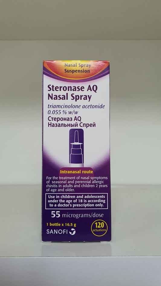 Steronase Nasal Spray - treatment of seasonal and perennial allergic rhinitis symptoms