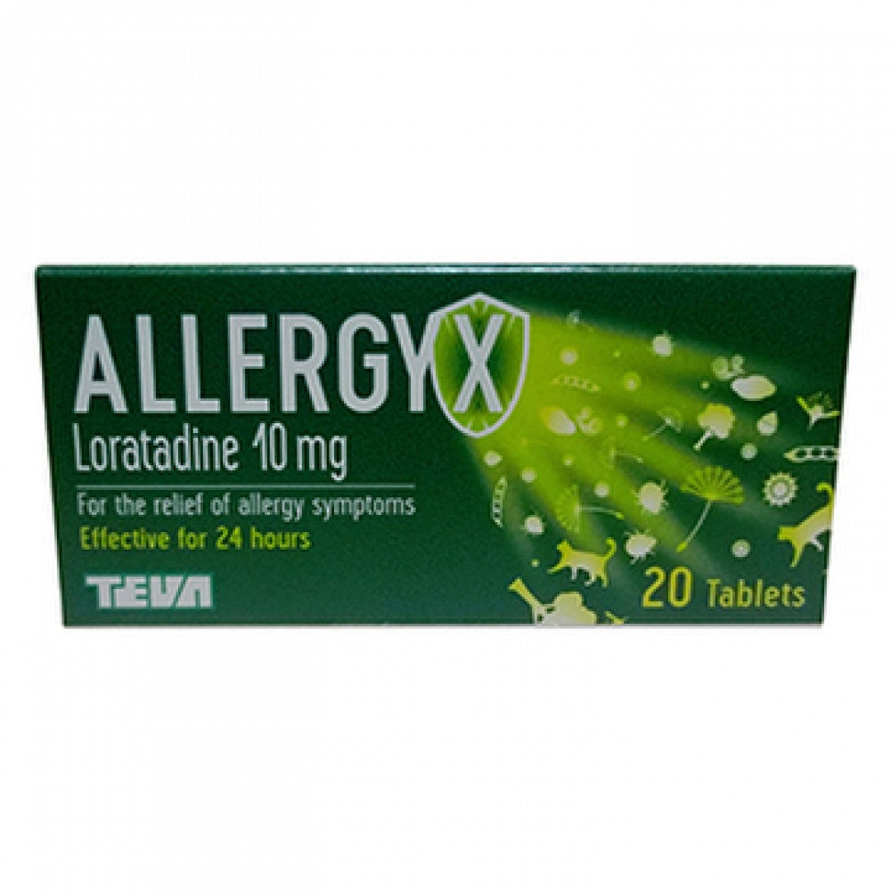 AllergyX - Relieves allergic rhinitis and skin allergy symptoms-10 Tabletes