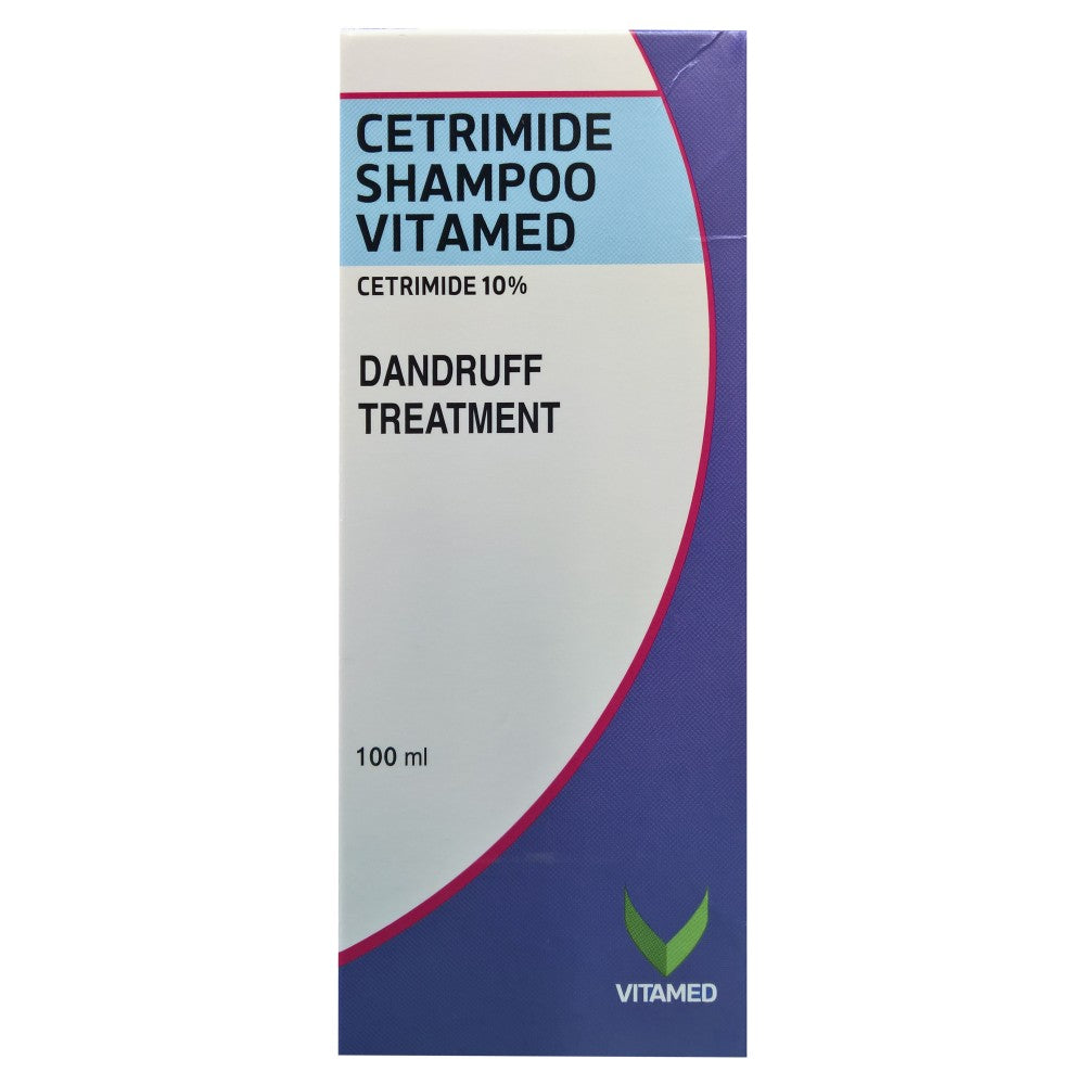 Cetrimide -shampoo for a treatment of dandruff on the scalp - Free Shipping