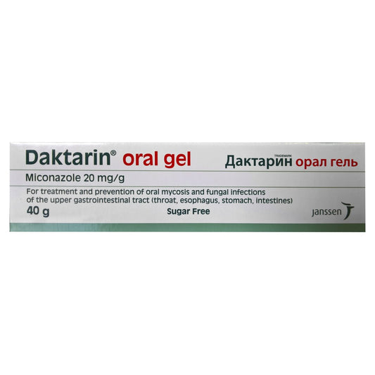 Daktarin oral - Gel for Treatment and Prevention of Fungus of the Mouth