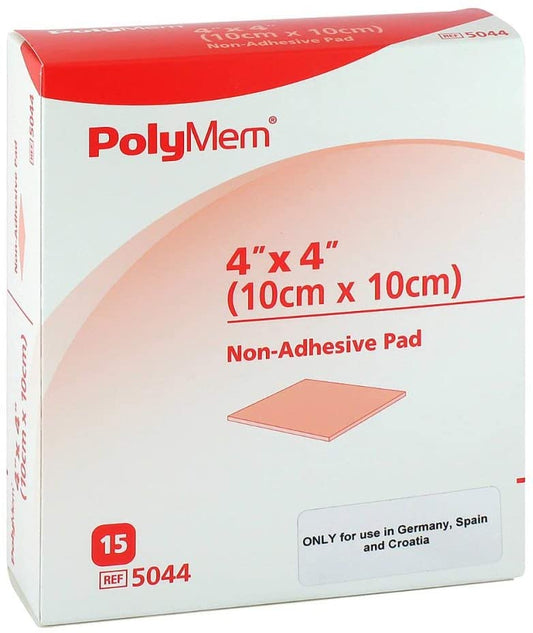 Polymem NON Adhesive Wound Pad 10 x 10 cm Pack of 15